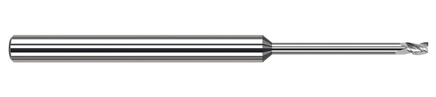 Picture of Harvey Tool 35512 Dia 4.75mm LOC 0.2810 OAL4.00 End Mill Standard Flute Standard Helix Carbide Uncoated Single End Square Sharp